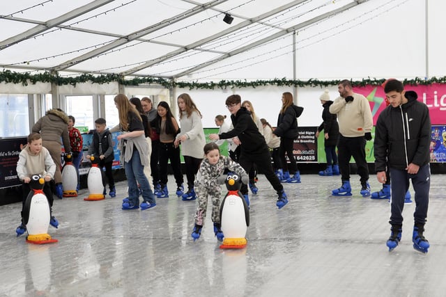 Eastbourne Ice Rink Opens (Photo by Jon Rigby)