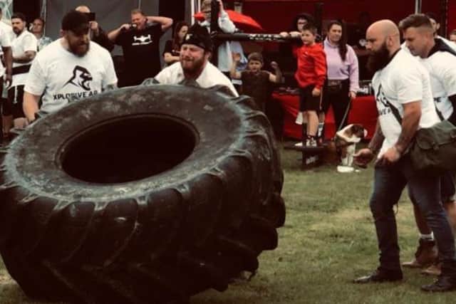 Action from the 2021 Horsham's Strongest Man competition
