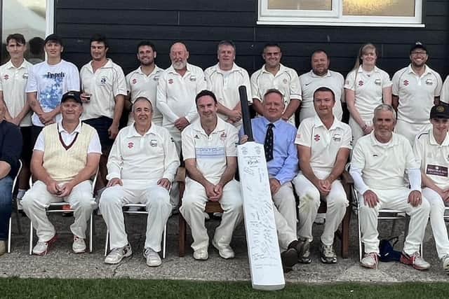 Some of the players who were at the Mathews Memorial match at Rye CC | Contributed picture