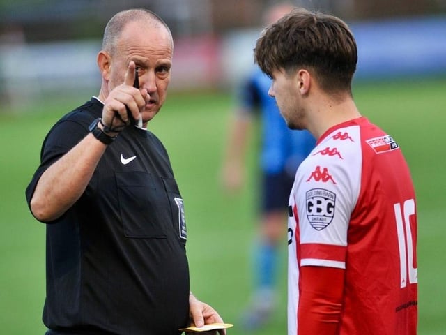 Steyning Town v Crowborough Athletic in the SCFL premier