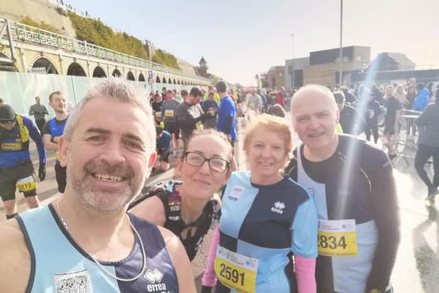 Burgess Hill Runners at last year's Brighton Half | Picture: BH Runners