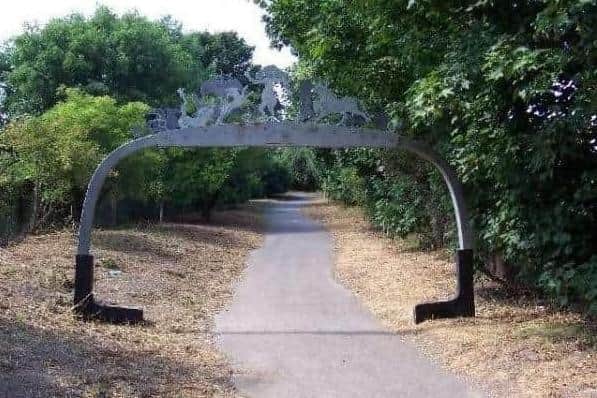 The Arch on Centurion Way, in Chichester. Photo: Friends of Centurion Way