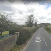 Works have already started to the hedgerow on the right in anticipation of the changes to Ockley Lane (Google Maps Streetview)