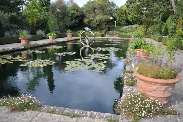 The Italian Garden at Borde Hill is an ideal spot to sit and take in the view.