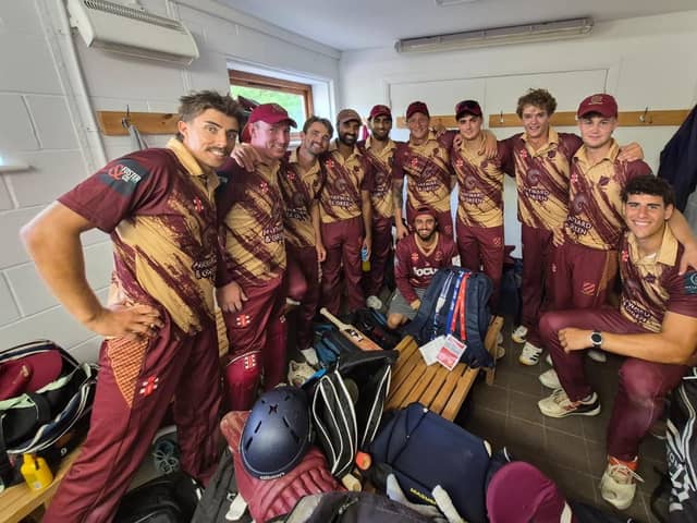 A high point - Preston Nomads after beating West Chilts in the Sussex T20 Cup semi-final