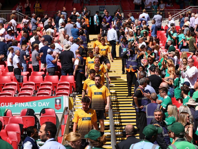 Littlehampton Town at Wembley for the 2022 FA Vase final