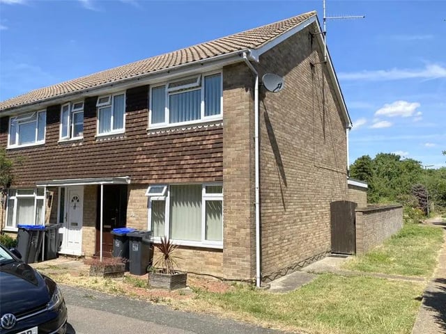 Three bed semi-detached house, one reception - £350,000.