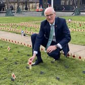 Nick Gibb in the House of Commons constituency gardens. Photo: Nick Gibb.