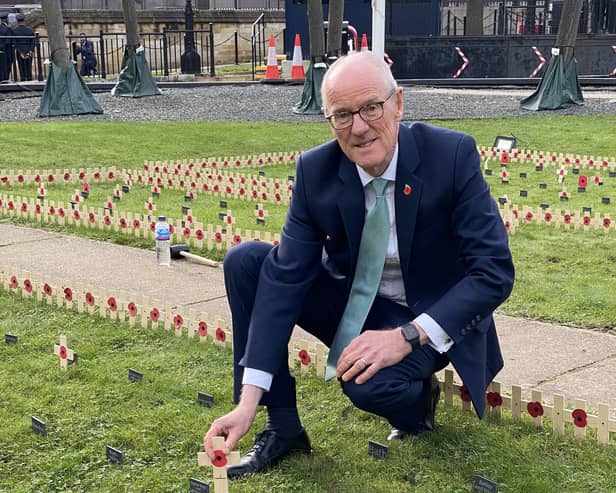 Nick Gibb in the House of Commons constituency gardens. Photo: Nick Gibb.