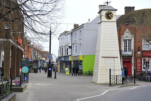 The data shows there has been a reduction in fish and chip shops and banks in Littlehampton. Pic Steve Robards SR2103252