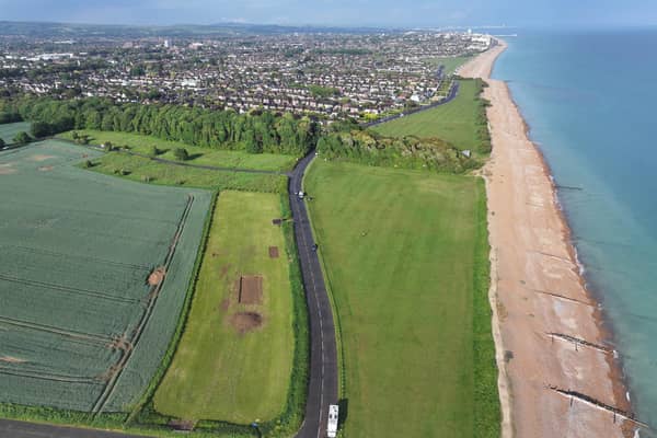 Sandpit works at Goring Gap are now not going ahead – and the land has been marketed for sale. Picture by Sussex News and Pictures