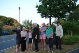 Residents in Hastings Road, Battle