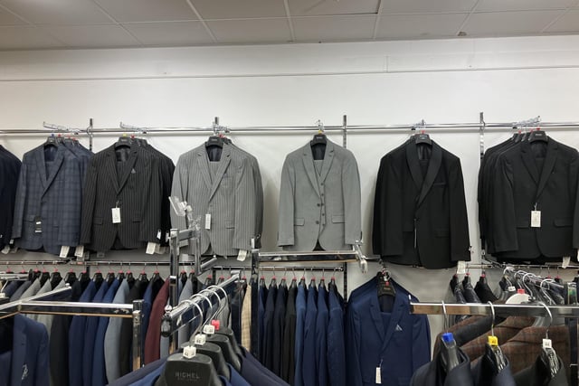 Jackets and trousers are also sold separately