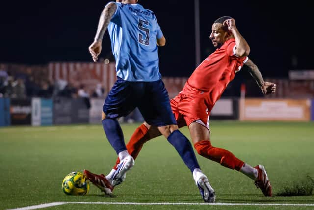 Eastbourne Borough on their way to a Senior Cup win over Little Common | Lydia Redman