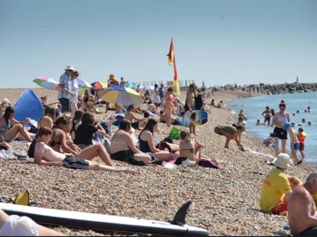 Hastings beach