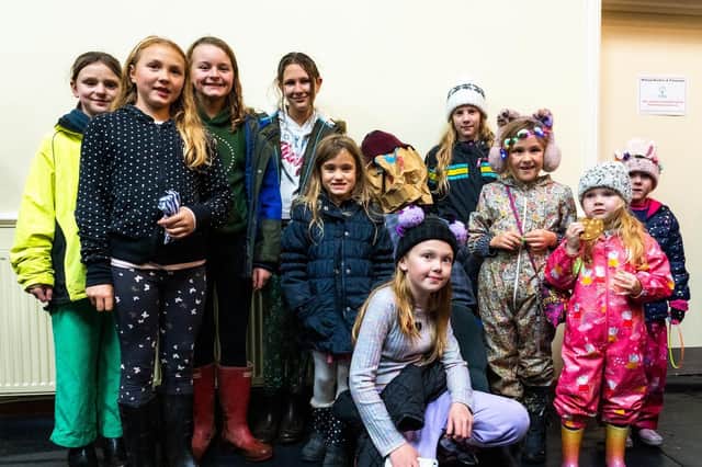 Youngsters enjoyed the bonfire event