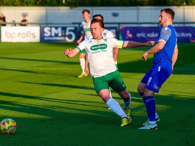 Action from AFC Totton v Bognor Regis Town, July 2023