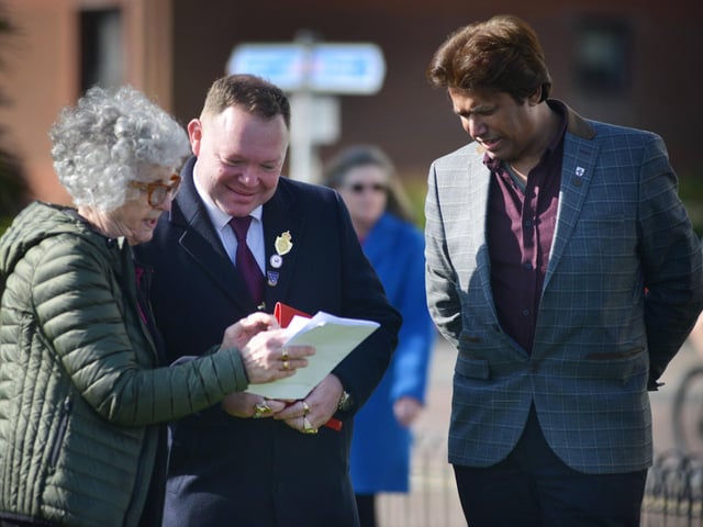 National Covid Day of Reflection in Bexhill on March 9 2025.