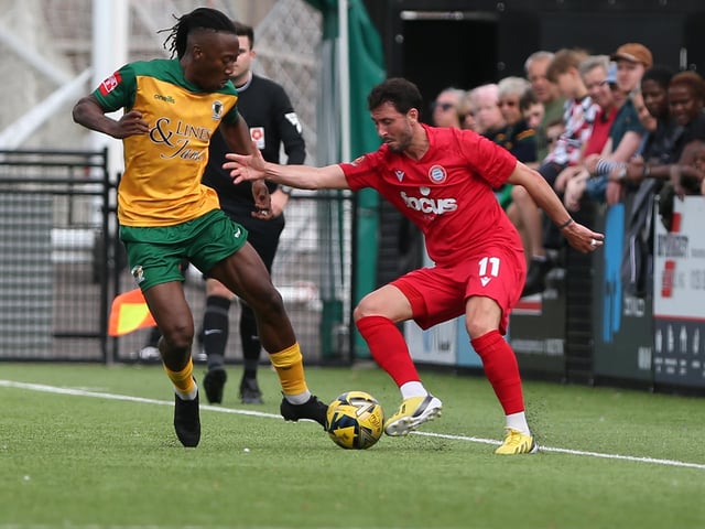 Action from Worthing FC's 3-0 friendly win at Horsham