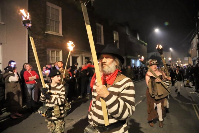 Rye Bonfire 2022. Photo by Andrew Clifton.