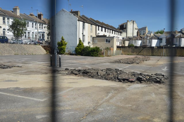 Cornwallis Street car park in Hastings is now closed. A Premier Inn will be built on the site.