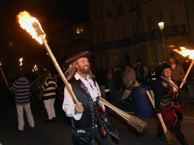 Eastbourne Bonfire Parade 2022 (Pic by Jon Rigby)