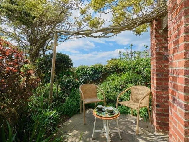 Gardens feature several seating areas.