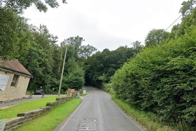 Borde Hill Lane in Haywards Heath is closed until further notice. Photo: Google Street View