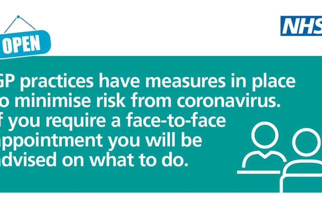 GP practices have measures in place to minimise risk from coronavirus