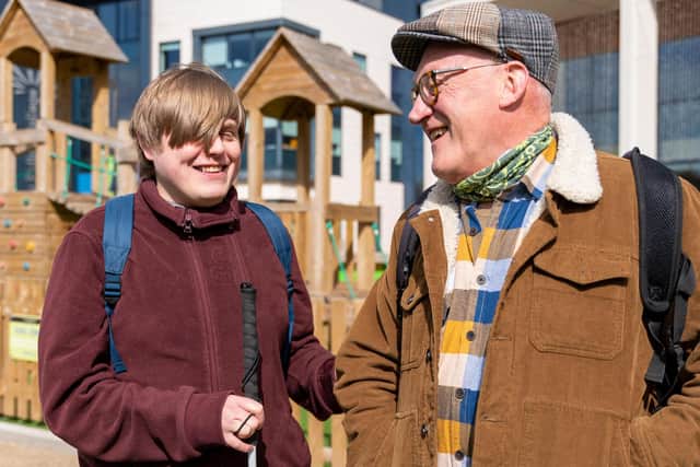 Lewis and volunteer Andrew are a My Sighted Guide partnership