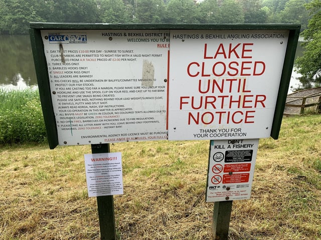 Buckshole Reservoir in Hastings.