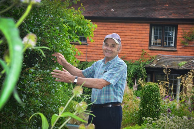 Bates Green Garden, Arlington. The garden is open every Wednesday until late October 10-4pm.

John McCutchan is pictured.