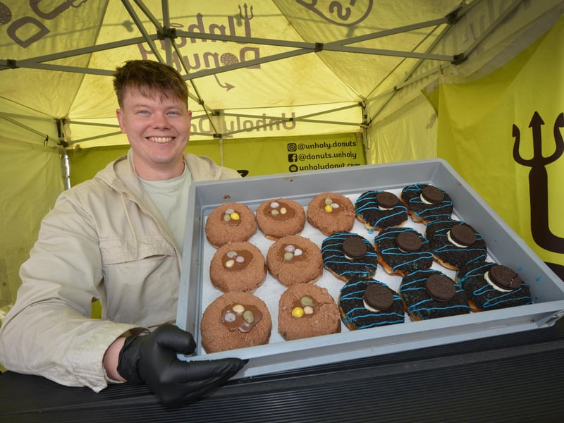 Easter Market on the seafront in Eastbourne on April 17 2025.