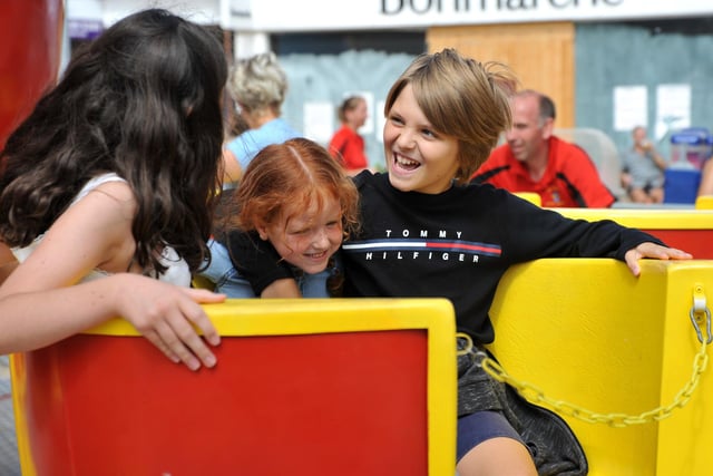 Fun on the rides with Love Local Arts in Littlehampton