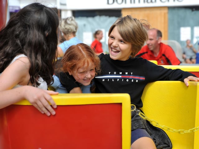 Fun on the rides with Love Local Arts in Littlehampton