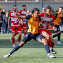 Action from Eastbourne Borough's 1-1 draw at Slough Town