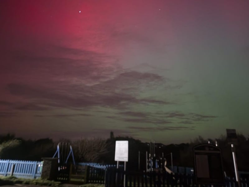 The Northern Lights captured in Hastings. Picture: Victoria Retmanski