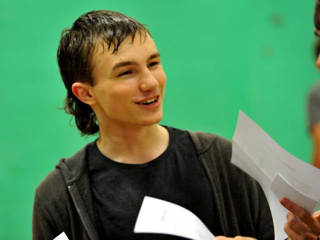 GCSE results day at The Sir Robert Woodard Academy, Lancing