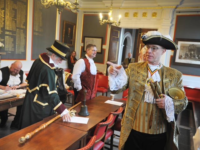 The 71st National Town Criers' Championships in Rye on October 12 2024.