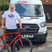 Power worker Steven Read will cover 980 miles in the Ride Across Britain 2022 as a thank you for his sons' holiday of a lifetime in Florida