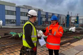Completion of the DGH’s brand new £34 million Sussex Surgical Centre is on schedule and will open early next year, Eastbourne MP Caroline Ansell has confirmed. Picture: Caroline Ansell MP