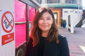 Worthing Borough Council leader Caroline Baxter on the pier. Picture: Worthing Borough Council