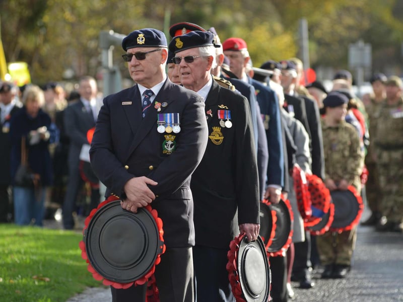 Eastbourne Remembrance Sunday on November 9 2025.