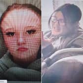 Sussex Police are concerned for the welfare of Eden (left) and Lille-Mae who are missing from Crawley. Picture courtesy of Sussex Police