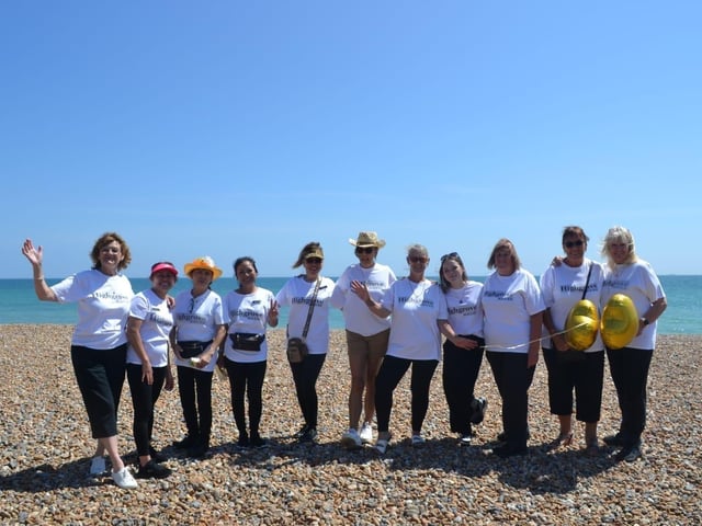 A group of 54 staff and residents took part in Highgrove House Walk and Wheel 2025