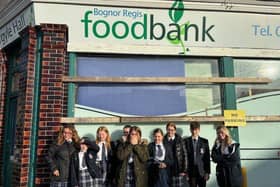 FCC Student Council Visit Bognor Foodbank 