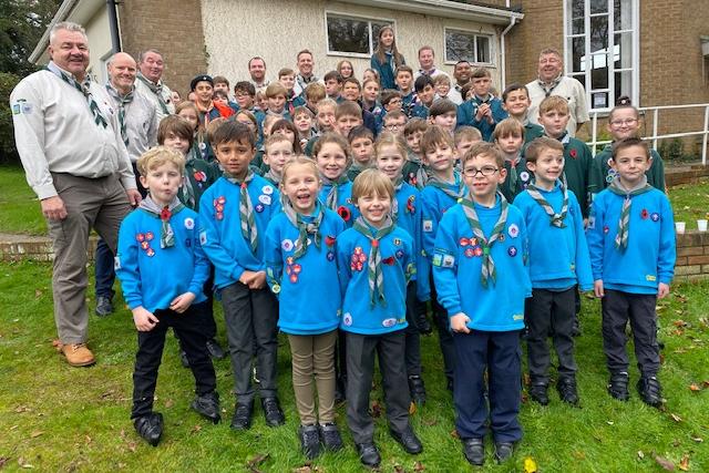Beavers, Cubs and Scouts from across Haywards Heath, Bolnore and Lindfield attended the Muster Green event in Haywards Heath