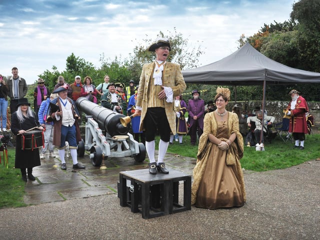 The 71st National Town Criers' Championships in Rye on October 12 2024.