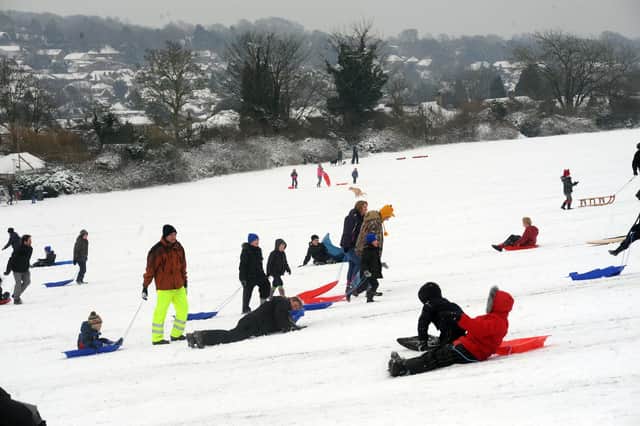 In January, 2013, Worthing was treated to enough snow for sledging