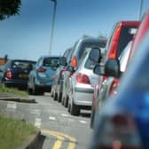 A collision has closed a stretch of the A27 outside Polegate, near Eastbourne